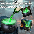 Halloween Hexenkessel mit LED & Nebelmaschine – Schwebende Tränkflasche, Grüner Nebel