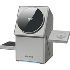 Qi2 3-in-1-Wireless-Ladegerät mit automatisch rotierendem Magic Cube Dock für iPhone 16/15/14 Pro Max, AirPods und IWatch-Schnellladung