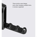 3pcs moderne Badezimmerhaken faltbares Design Nicht Schlupfflächen bescheidene Haken Starke Handtuchhaken für Badezimmer