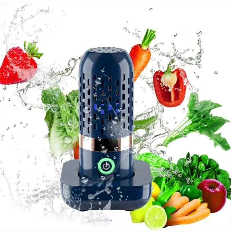 Machine de nettoyage de fruits et légumes, purificateur d'aliments 3000 mAh, appareil de nettoyage de fruits étanche pour fruits, légumes pour viande et fruits de mer