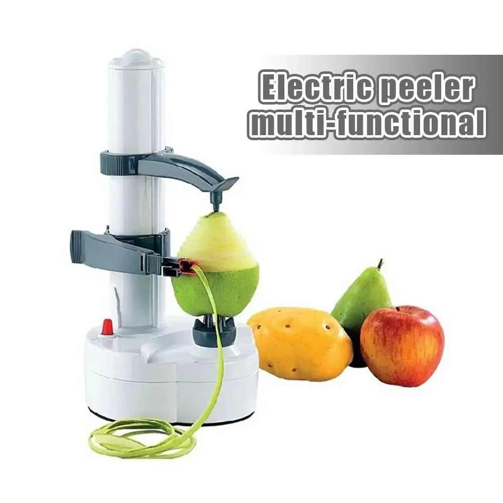Elektrischer Kartoffelschäler, Multifunktionaler Obstschäler mit Adapter und Ersatzklingen