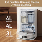 JONR Robot Vacuum P20 Pro International Edition Wischen Staubsaugen Trocknen Tücher Automatische Reinigung Staub Sammeln Entwässerung Wasser