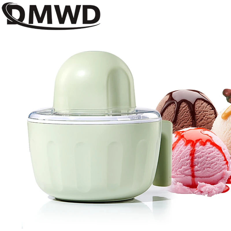 DMWD USB MINI Automatische DIY Eismaschine Milchshake Eismaschine Cool Fruit Dessert Sorbet Gefrierschrank Milchshake Mixer 500 ml