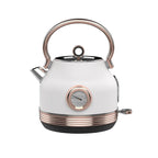 Retro-Frühstücksset, Geräte, 4-Scheiben-Toaster, elektrischer Wasserkocher und Toaster-Set, Saftmixer