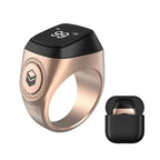 Zikr Ring M02 – Smarter Muslimischer Gebetszähler mit WLAN & App, IP68, 18/20 mm