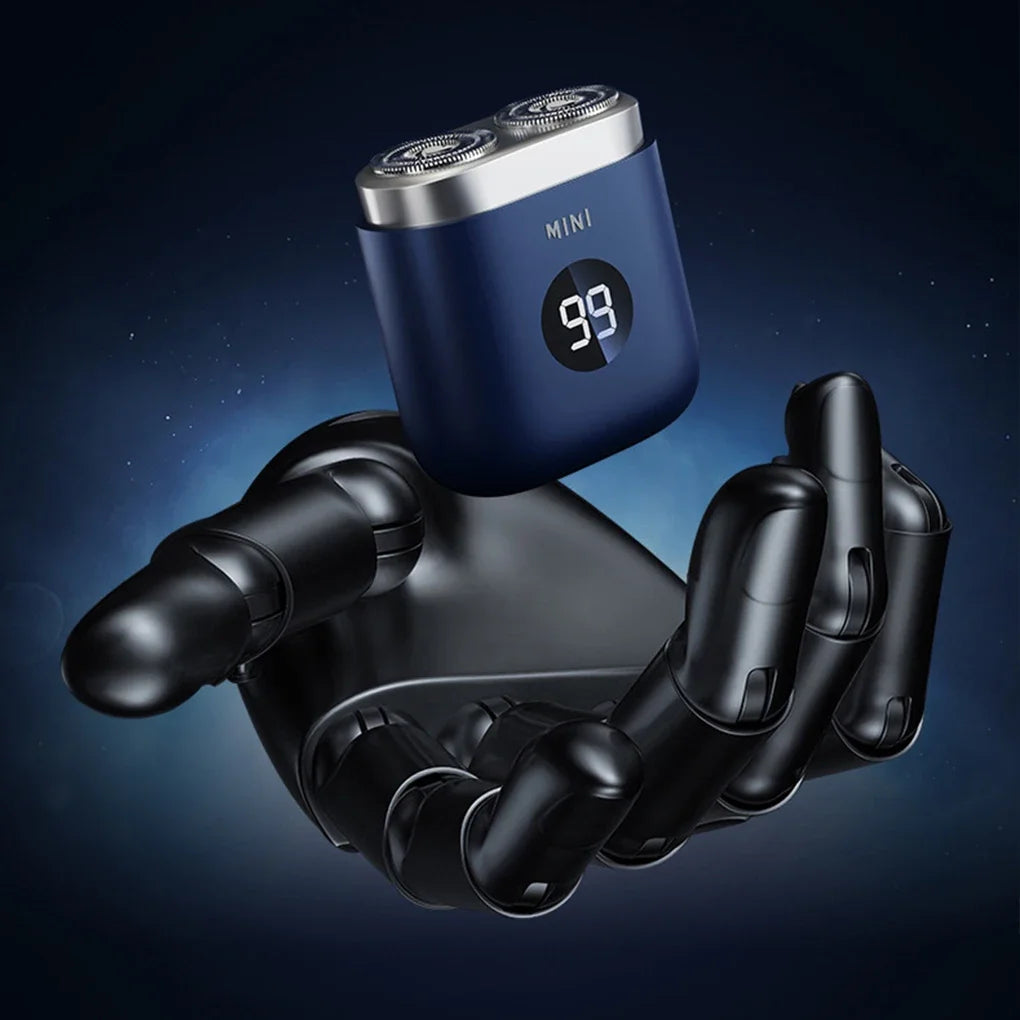 Präzisionsrasierer für Männer, tragbarer Elektrorasierer für schnelle Ergebnisse, Achselhaare, Mini-Elektrorasierer, grau