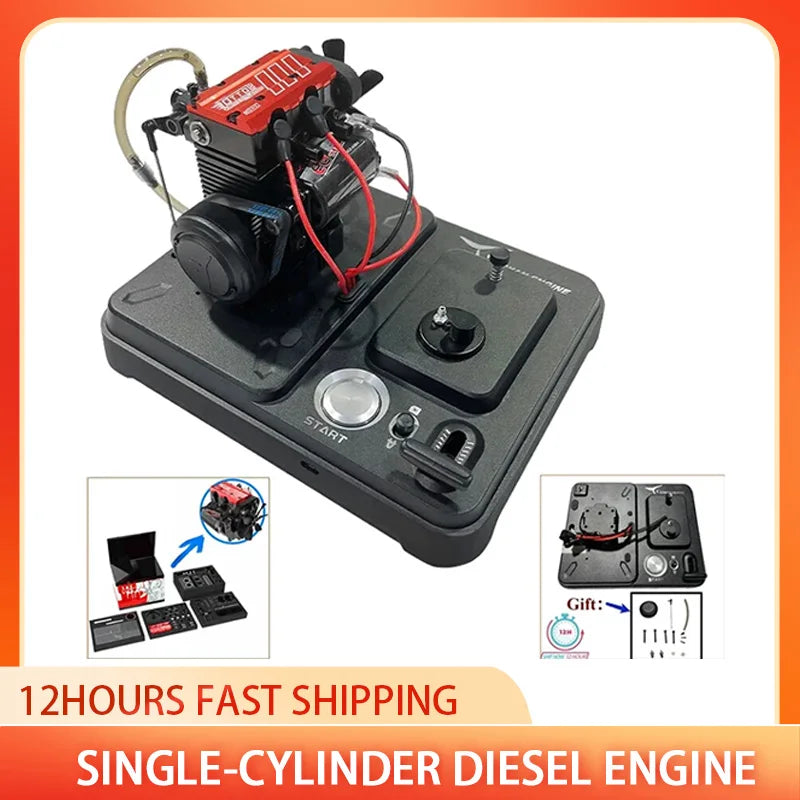 TOYAN FS-L200 Motormodell Spielzeug Vollmetall Handgefertigtes elektrisches High-End-Lehrmittel für wissenschaftliche Experimente und Basiscadeau