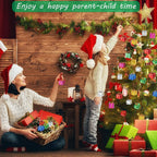 120/12PCS Mini Geschenk Boxen Weihnachten Baum Hängen Anhänger Bunte Quadratische Schaum Box Ornamente Weihnachten Neue Jahr Party decor Großhandel