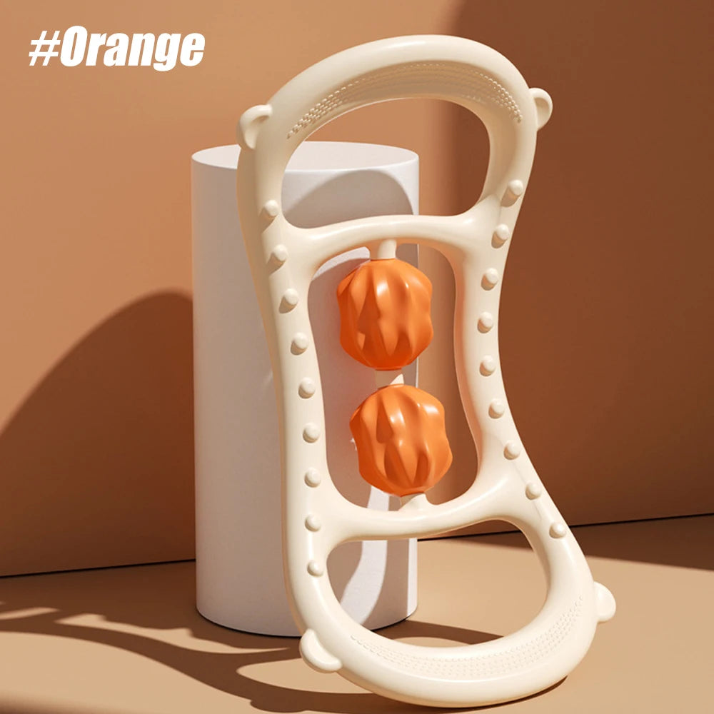 Ring-Massageroller – Manueller Körpermassager für Oberschenkel, Waden & Arme | Cellulite-Roller