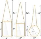 Doppelter Glas-Bilderrahmen, handgefertigt, gepresster Blumenrahmen, Wandbehang, Bilderrahmen für getrocknete Blumen, Heimwand mit Kette – nur Rahmen