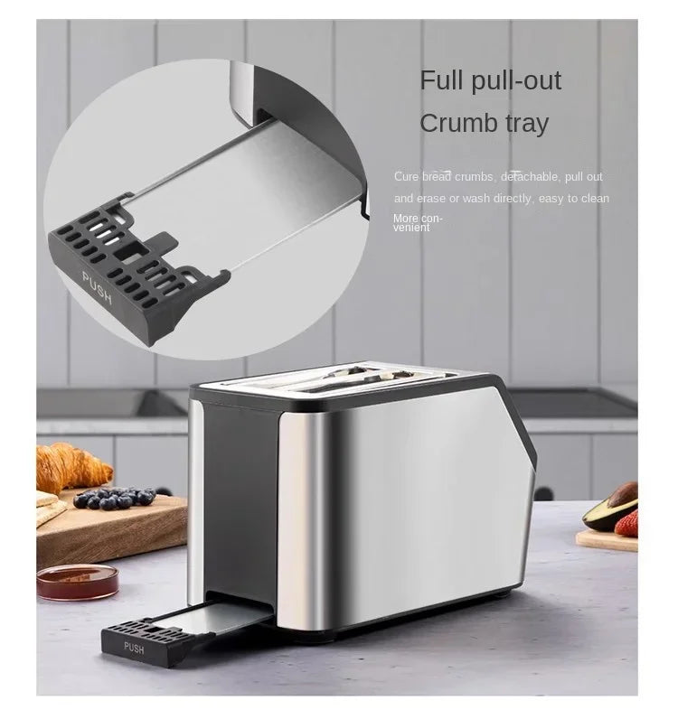 Hochwertige Fabrikpreise, Hochgeschwindigkeits-Touchscreen-Toaster, 2-Scheiben-Smart-Toaster