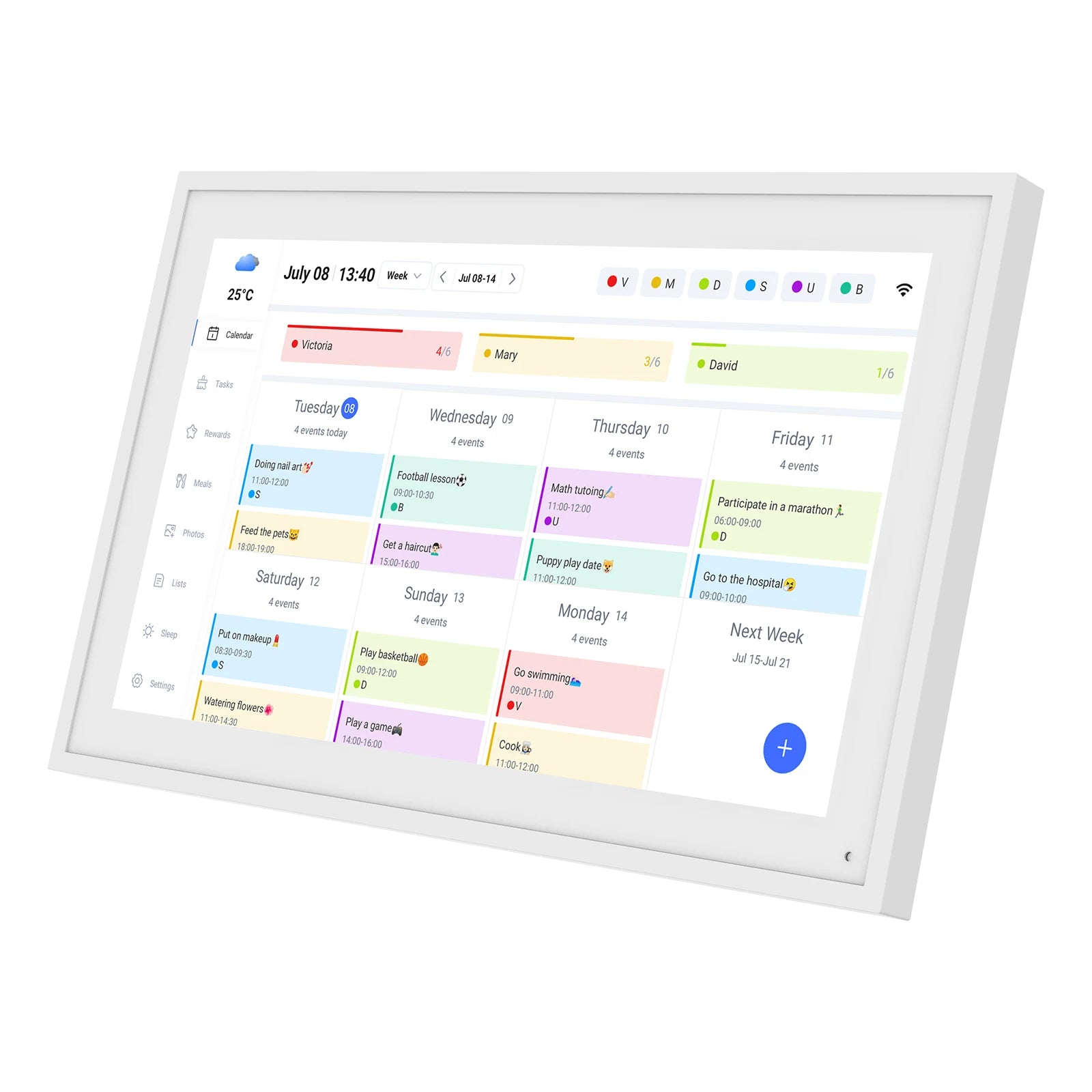 BLACKVIEW TABWEE P15 – 15,6" Smart Familienkalender, Touchscreen, 32GB, Wi-Fi, Google/iCloud, EU