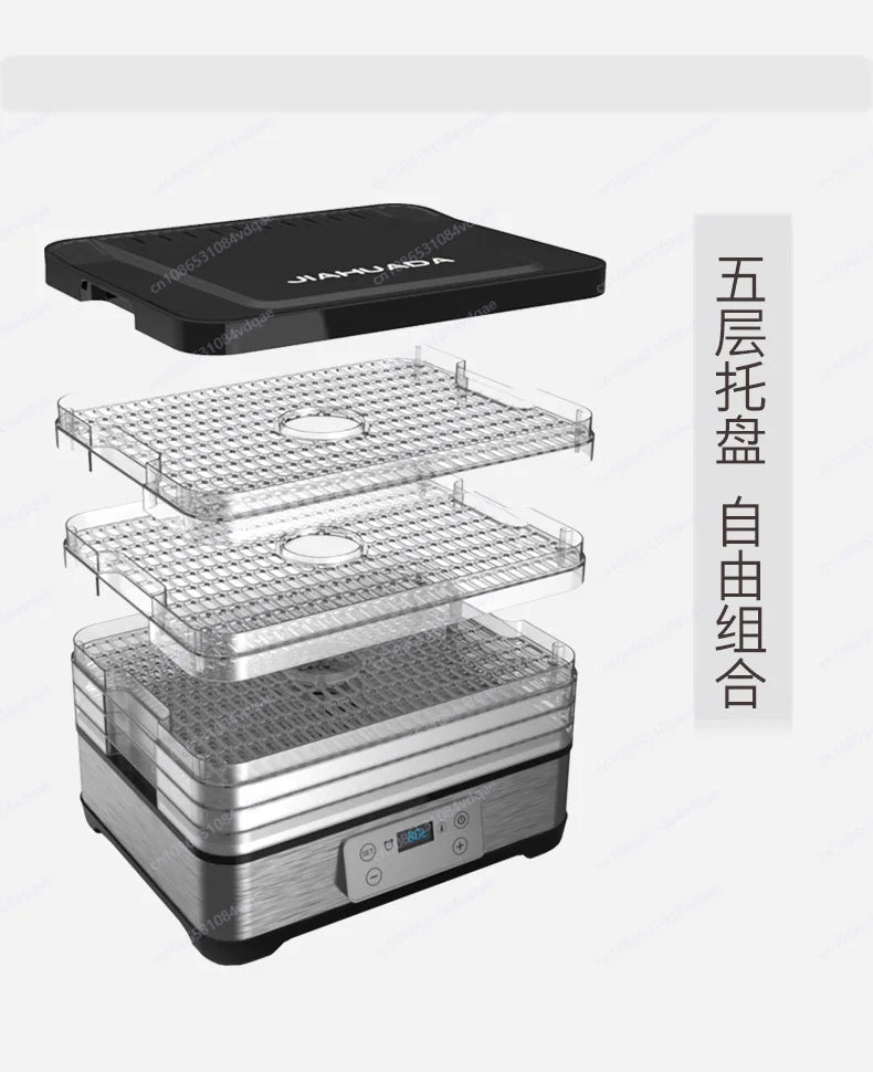 Obsttrockner Haushalt grenzüberschreitende Versorgung Lebensmitteltrockner Gemüse-Kräuterdörrgerät Obsttrockner Multifunktion