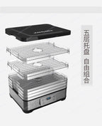 Obsttrockner Haushalt grenzüberschreitende Versorgung Lebensmitteltrockner Gemüse-Kräuterdörrgerät Obsttrockner Multifunktion