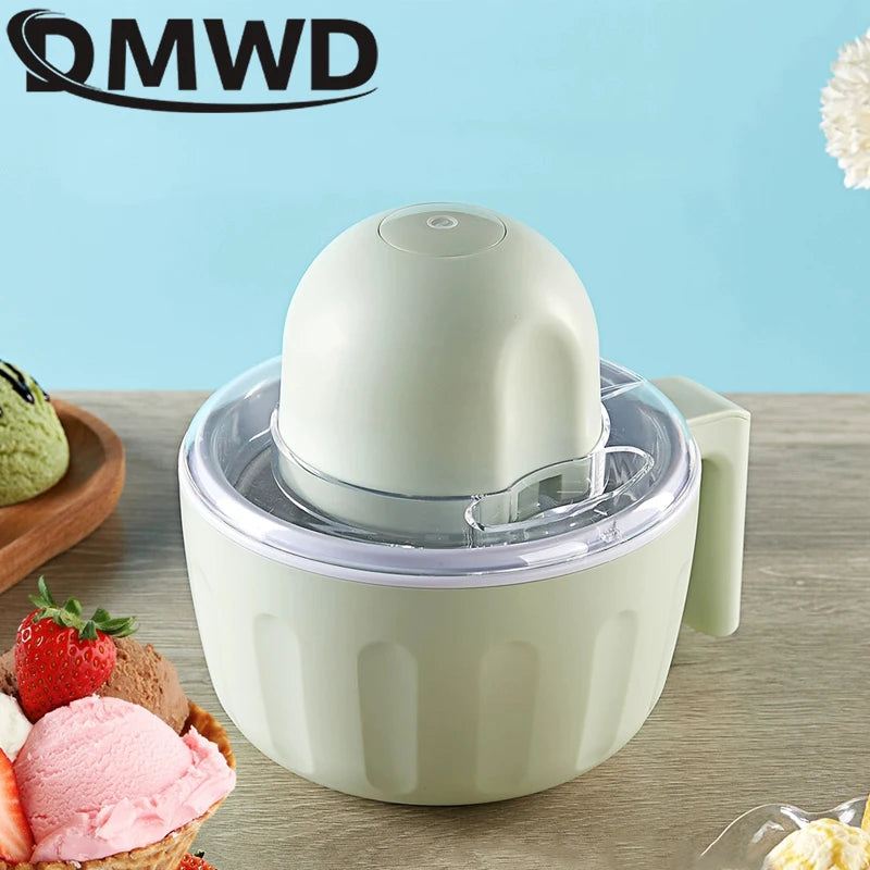 DMWD USB MINI Automatische DIY Eismaschine Milchshake Eismaschine Cool Fruit Dessert Sorbet Gefrierschrank Milchshake Mixer 500 ml