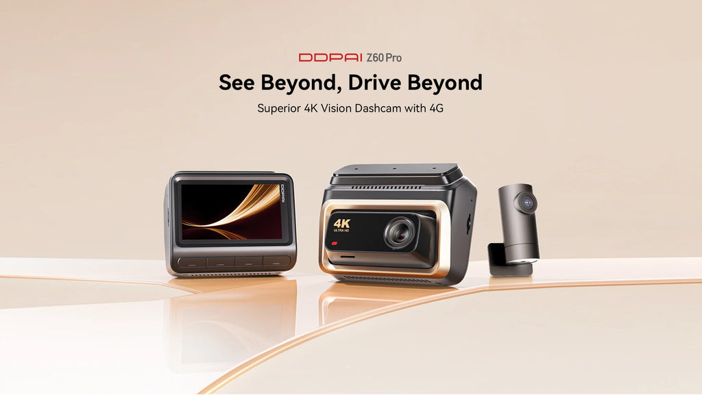 2025 neue DDPAI 4K Dash Cam Z60 Pro Unterstützung Vorne und Hinten Innen Auto Kamera SONY STARVIS2 678 Sensor 5GHz Wi-Fi ADAS 4G Auto DVR