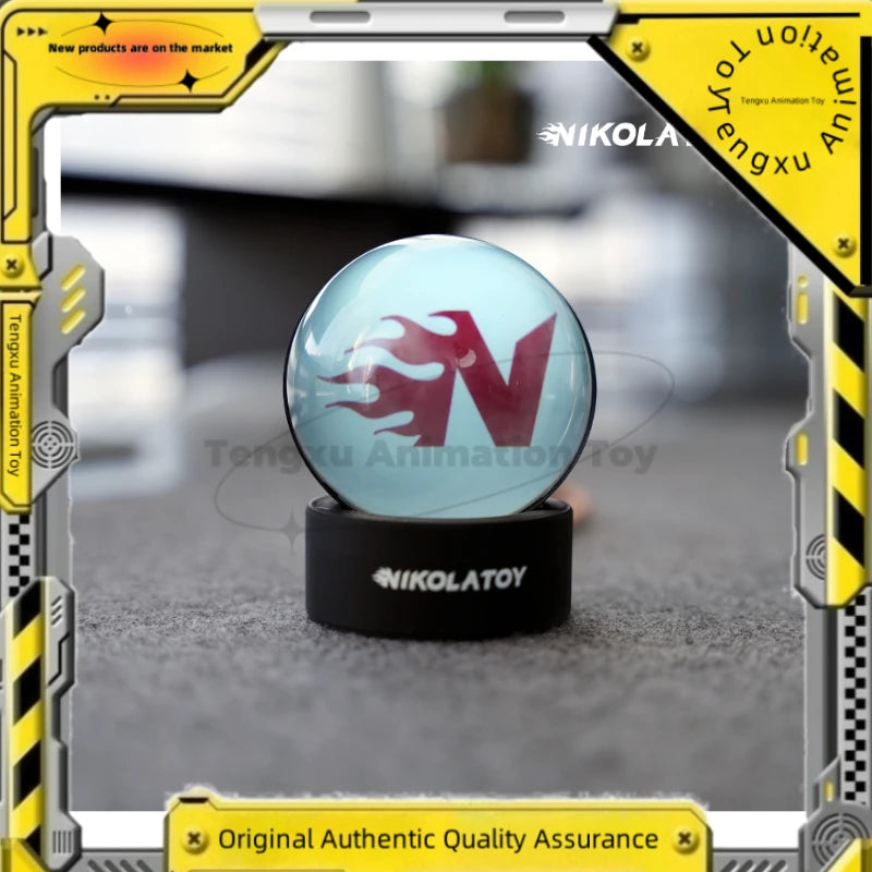 NIKOLATOY Kreative Anime Merchandise Sharingan LED Elektronische Ball Musik Rhythmus Display Desktop Ornament Figur Geschenk