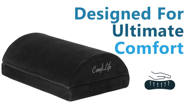 Ergonomische Fuß stütze unter dem Schreibtisch für den Büro gebrauch, höhen verstellbarer Fuß schaum aus Memory Foam unter dem Schreibtisch für Bürostuhl, Spiels tuhl