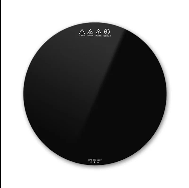 Elektrisches Speisenwärmbrett für den Haushalt, runder multifunktionaler Esstisch mit konstanter Temperatur und Hot-Pot-Heizplatte