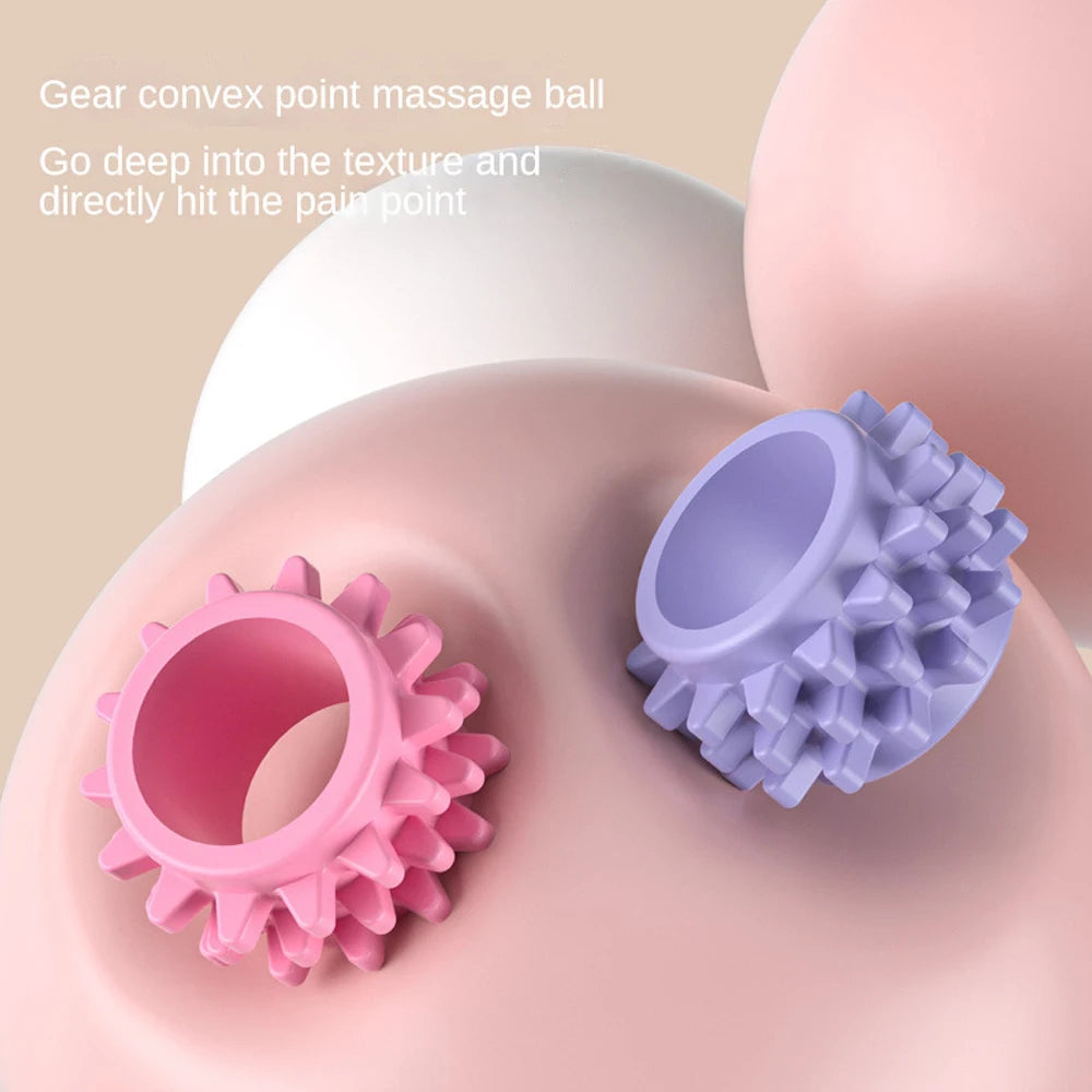Ring-Massageroller – Manueller Körpermassager für Oberschenkel, Waden & Arme | Cellulite-Roller