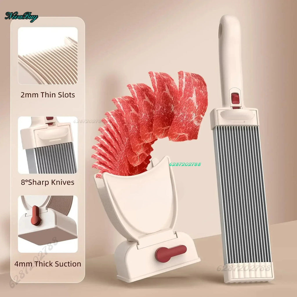 Fleischschneider, Hackmesser, Küchenmesserset zum Fleischschneiden, Zerkleinern, manueller Frischfleischschneider, Lebensmittelschneider für Rindfleisch