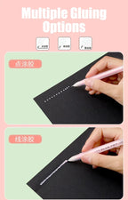 Candy Farbe Kleber Stift Handbuch Abgabe Stift Schnell Trocknend Dot Gule Stick DIY Hohe Viskosität Kleber Schule Büro Liefert