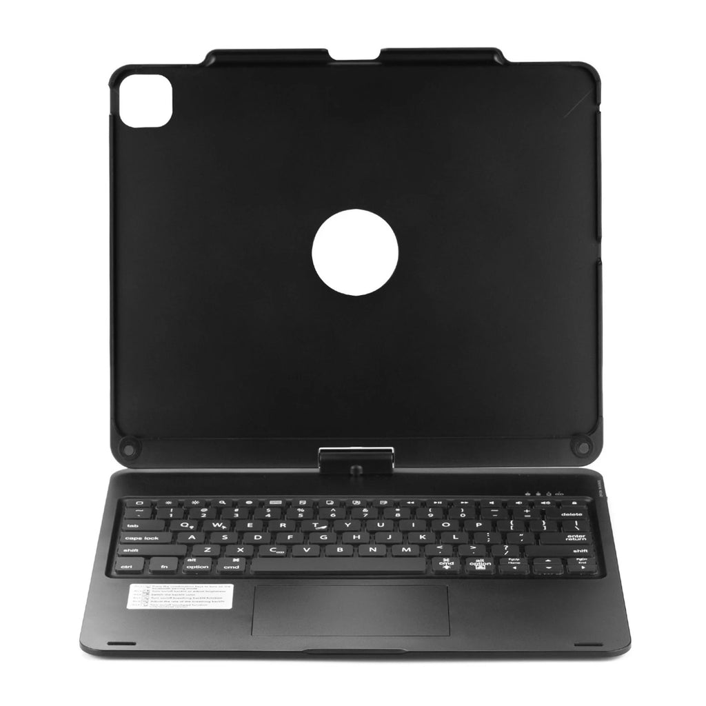 360 Grad drehbare BT-Tastatur für wiederaufladbare kabellose Tastatur und Maus mit 7-Farben-Hintergrundbeleuchtung für iPad 10,2/10,5 Zoll