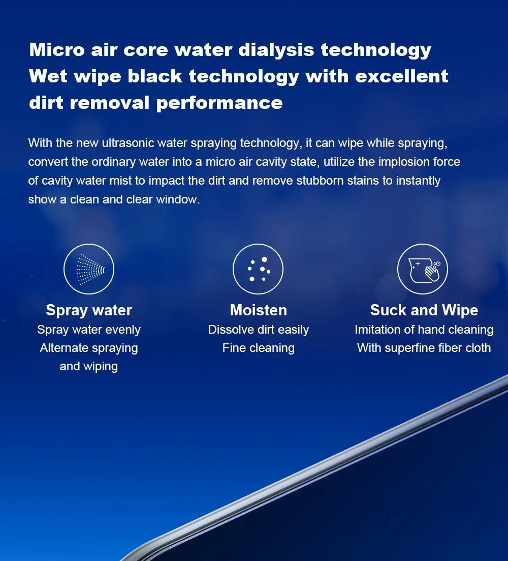 Liectroux Yw810 Roboter-Fensterreiniger, trockenes und nasses Wischen, Ai Route, bürstenloser Motor, Lüfter-App und Fernbedienung