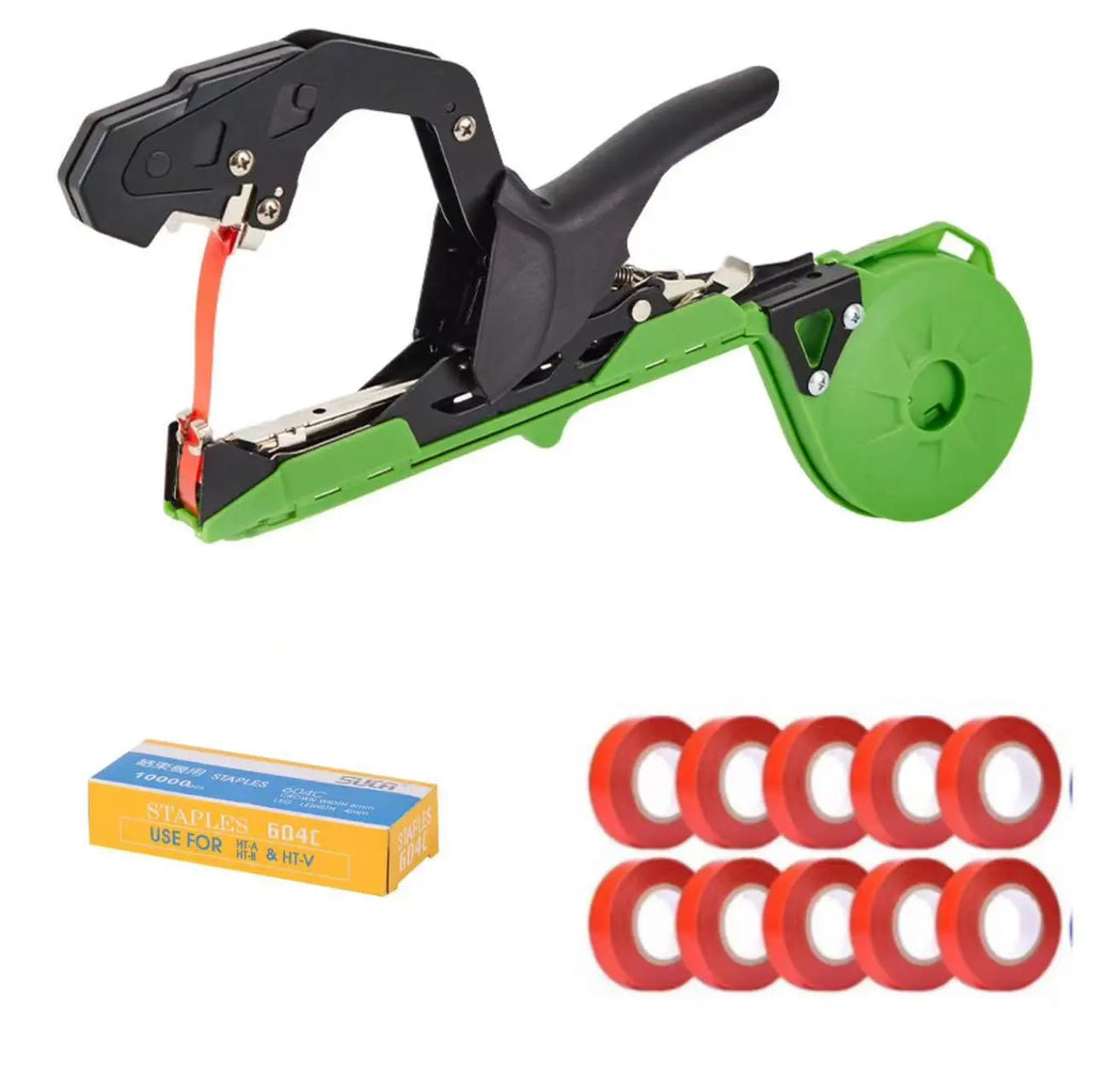 Leichte Pflanzenbindemaschine, Gartenpflanzenrebe, Tapetool für Gemüse, Trauben, Tomaten, Gurken, Pfeffer, Tapener, Bänder, Bindewerkzeug