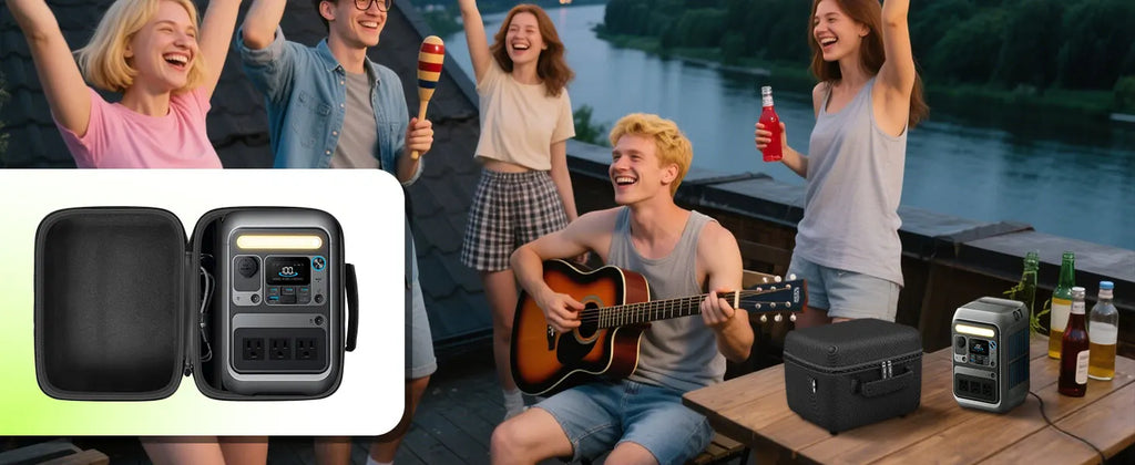 Aufbewahrungstasche für tragbares Kraftwerk Anker SOLIX C300, Akku-Solargenerator-Aufbewahrungshalter (für Anker SOLIX C300) (nur Tasche)