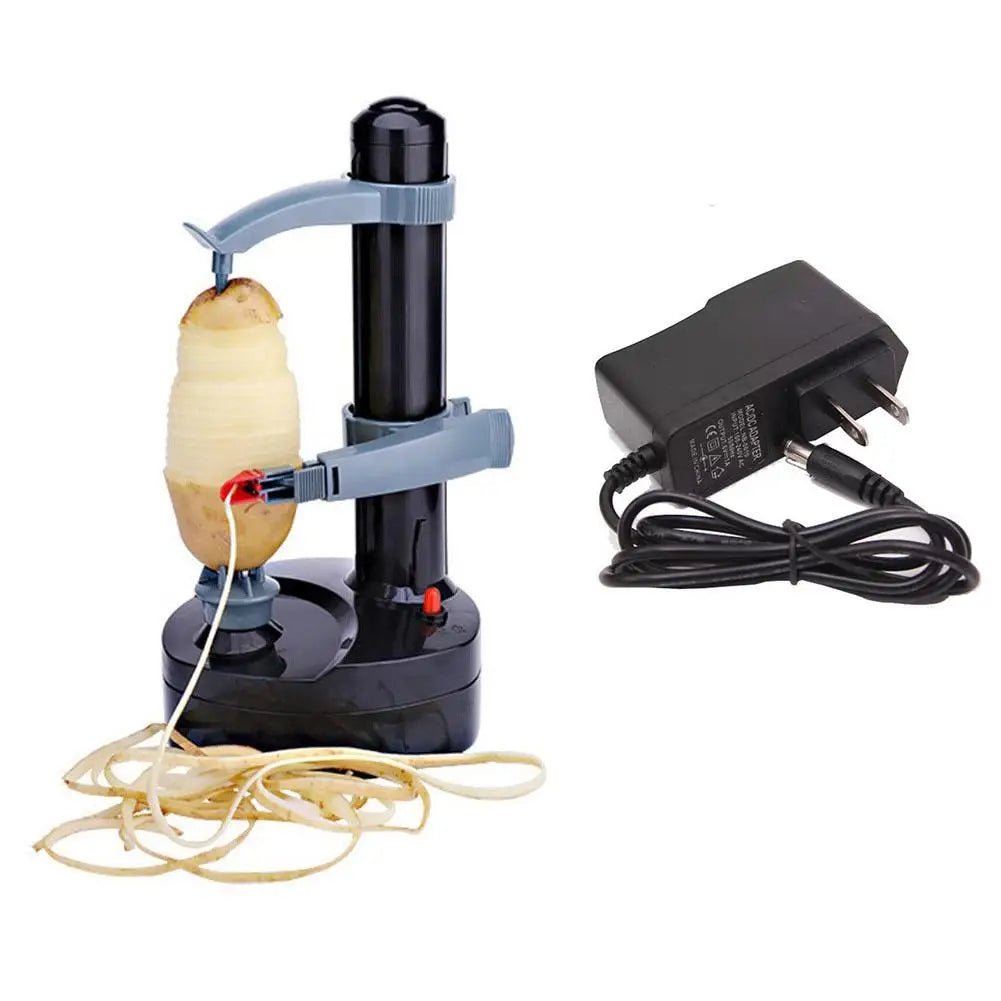 Elektrischer Kartoffelschäler, Multifunktionaler Obstschäler mit Adapter und Ersatzklingen