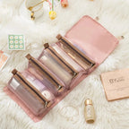 Abnehmbare Kosmetiktasche, tragbar, große Kapazität, 4-in-1-Make-up-Taschen, tragbar, faltbar, Reise-Kosmetik-Aufbewahrungs-Kulturtasche