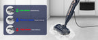 Dampfreiniger mit drehbarem Wischpad, 10-in-1, leichter Spin-Mop, 1300 W, leistungsstarker Bodendampfer für Zuhause, Hartholz, Laminat, VM6