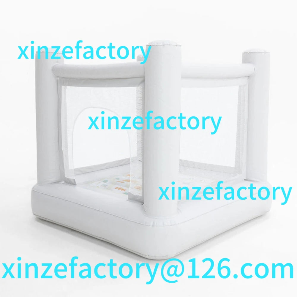 Geeignet für Mini City Bounce House Geburtstagsgeschenk 1-6 Jahre alt PVC Mini aufblasbare Burg Kinderspielzeug Castlecustomizable