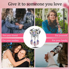 Rosa Charms Original 925 Sterling Silber Herz Schleife Parfüm Flasche Charms Perlen Anhänger Fit Armband DIY Frauen Schmuck Machen