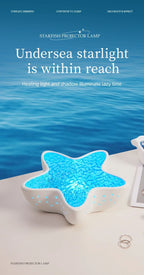 Seestern LED Tisch Lampe Aurora Projektor Lampe Starry Sky Nordlicht Nacht Lampen Schlafzimmer Dekoration Atmosphäre Nacht Licht