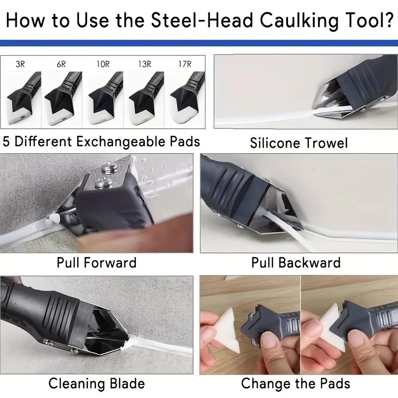 Vielseitiges 15-teiliges Silikon-Kartenset: Professionelle Präzisionswerkzeuge für Küchen, Badezimmer – langlebig und einfach zu bedienen