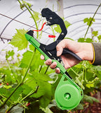 Leichte Pflanzenbindemaschine, Gartenpflanzenrebe, Tapetool für Gemüse, Trauben, Tomaten, Gurken, Pfeffer, Tapener, Bänder, Bindewerkzeug