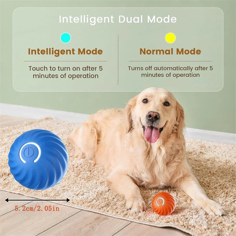 Intelligenter Hundespielzeugball, elektronisch, interaktiv, Haustierspielzeug, beweglicher Ball, USB, automatisch bewegend, springend, für Welpen, Weihnachtsgeschenk, Katzenprodukt