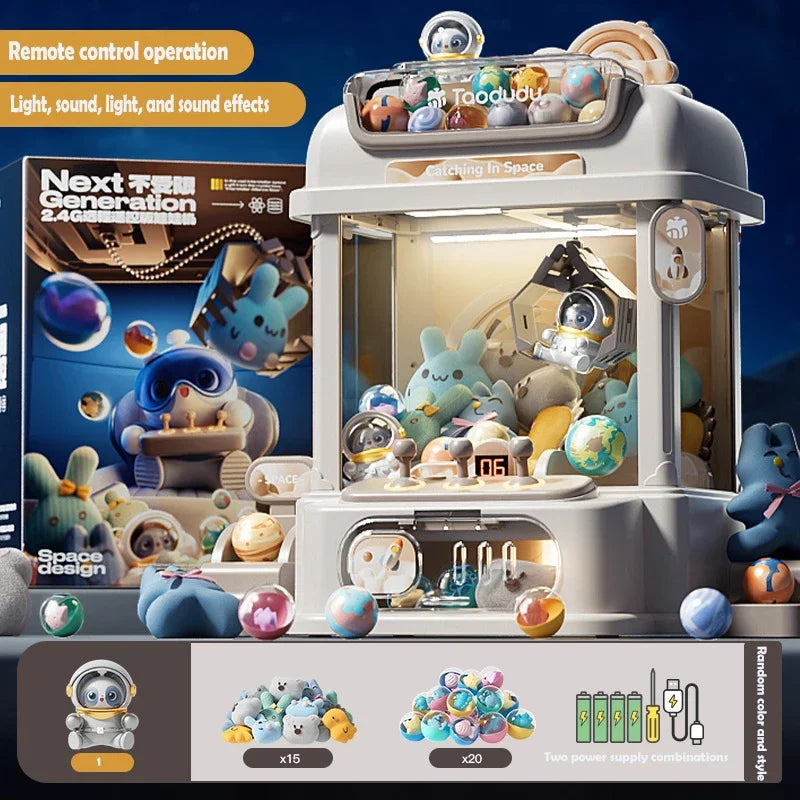 Große Größe DIY Puppe Maschine Kinder Münze Betrieben Spielen Spiel Mini Klaue Fangen Spielzeug Kran Maschinen Musik Puppe Kinder Weihnachten Geschenke Spielzeug