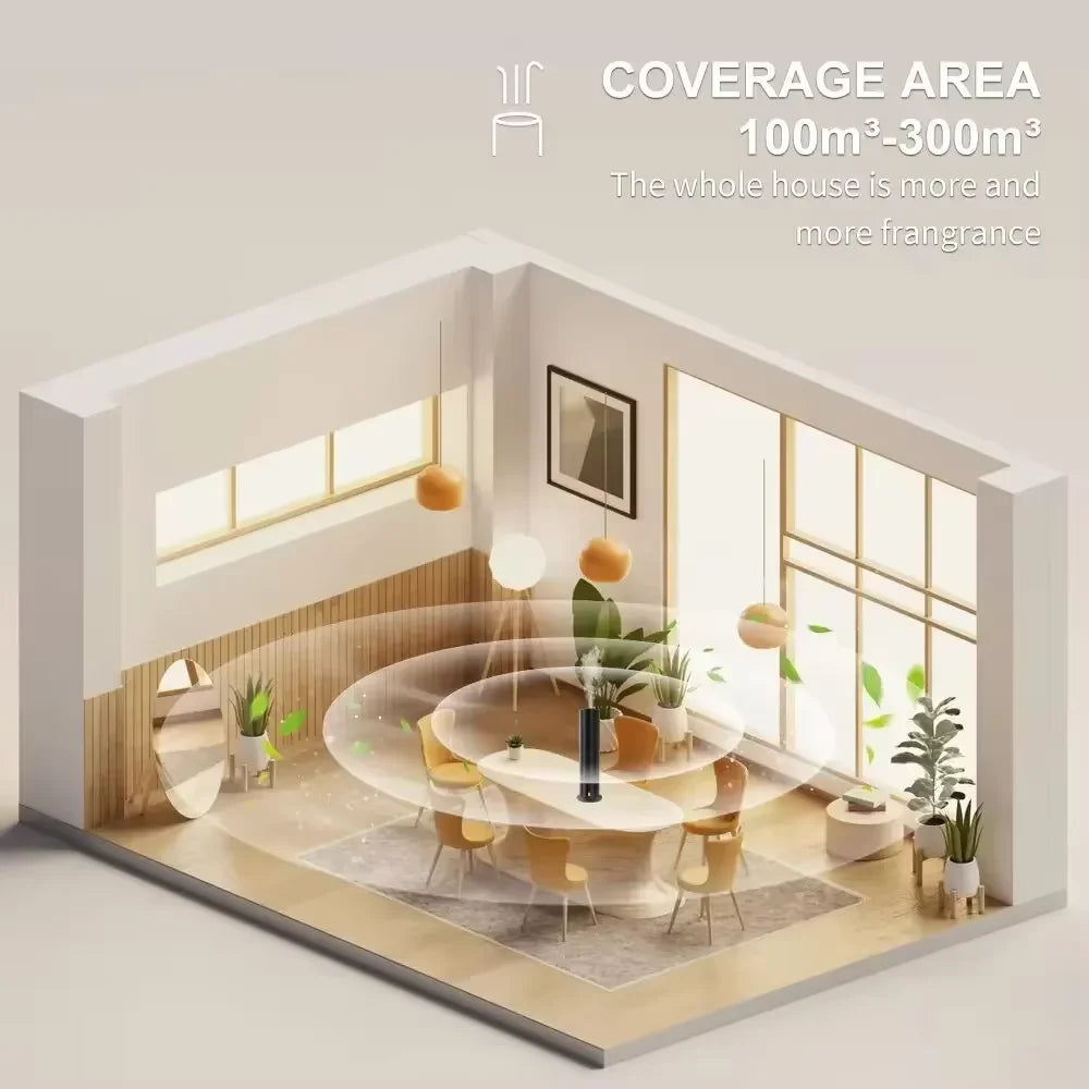 Bluetooth Smart Scent Air Machine Hotel Collection Diffusor für ätherische Öle, wasserloser Diffusor für den Duft zu Hause, im Hotelzimmer