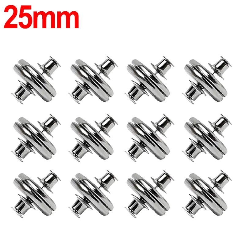 Magnetische Vorhangschnallen nagelfrei – Metall-Clip, 17/20/25 mm, 2–40 Stück