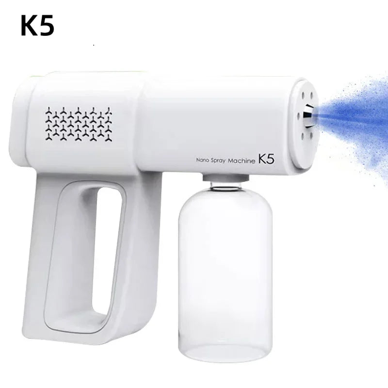 380 ml professionelle tragbare elektrische Nano-Sprühmaschine, kabelloses Alkohol-Desinfektionsmittel, Desinfektionsmittel, Nebelgerät, berührungslose Desinfektion