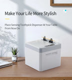 Elektrische Zahnstocher Halter Smart Automatische Sensor Zahnstocher Spender Zahn Pick Container Organizador Küche Zubehör