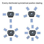 360 ° rotierenden Automatische Karte Shuffle
