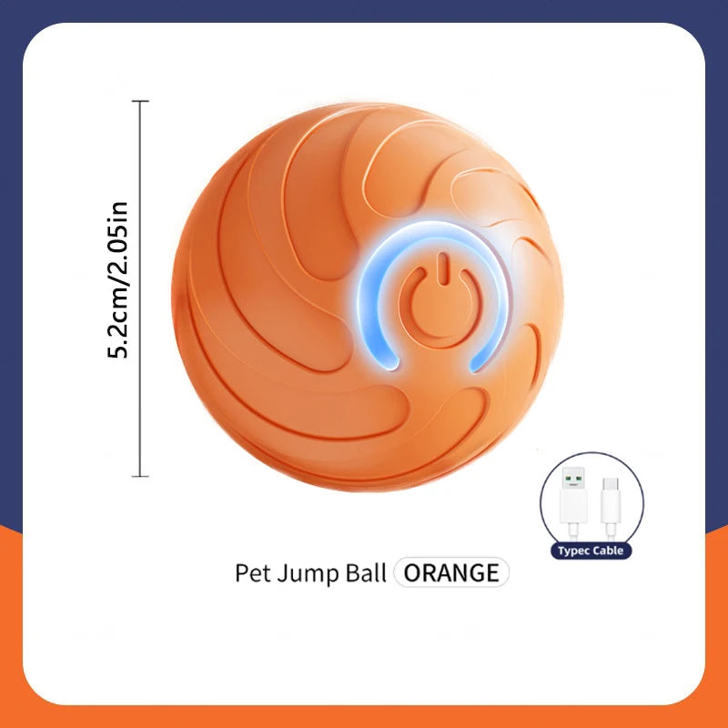 Intelligenter Hundespielzeugball, elektronisch, interaktiv, Haustierspielzeug, beweglicher Ball, USB, automatisch bewegend, springend, für Welpen, Weihnachtsgeschenk, Katzenprodukt