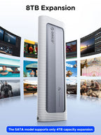 ORICO M.2 NVMe SATA SSD-Gehäuse, werkzeugloses USB, extern, 10 Gbit/s, M.2 NVMe-zu-USB-Adapter, unterstützt UASP für PCIe NVMe und SATA SSD