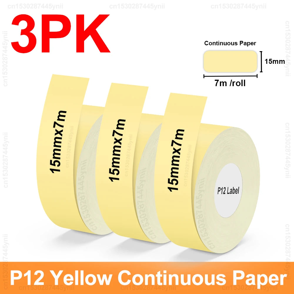 P12 Label Maker Mini tragbarer Thermo-Etikettendrucker ähnlich wie D11 D110 D101 Marklife P12 Etikettenmaschine DIY P12 Etikettenaufkleber