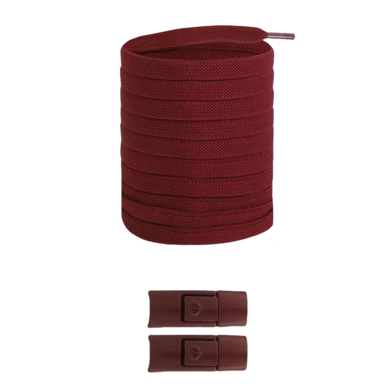 Neu ohne Krawatten, elastische Schnürsenkel, keine Krawatte, Schnürsenkel, Press-Lock-Schnürsenkel, Sneaker, Kinder und Erwachsene, 8 mm, verbreiterte flache Schnürsenkel für Schuhe