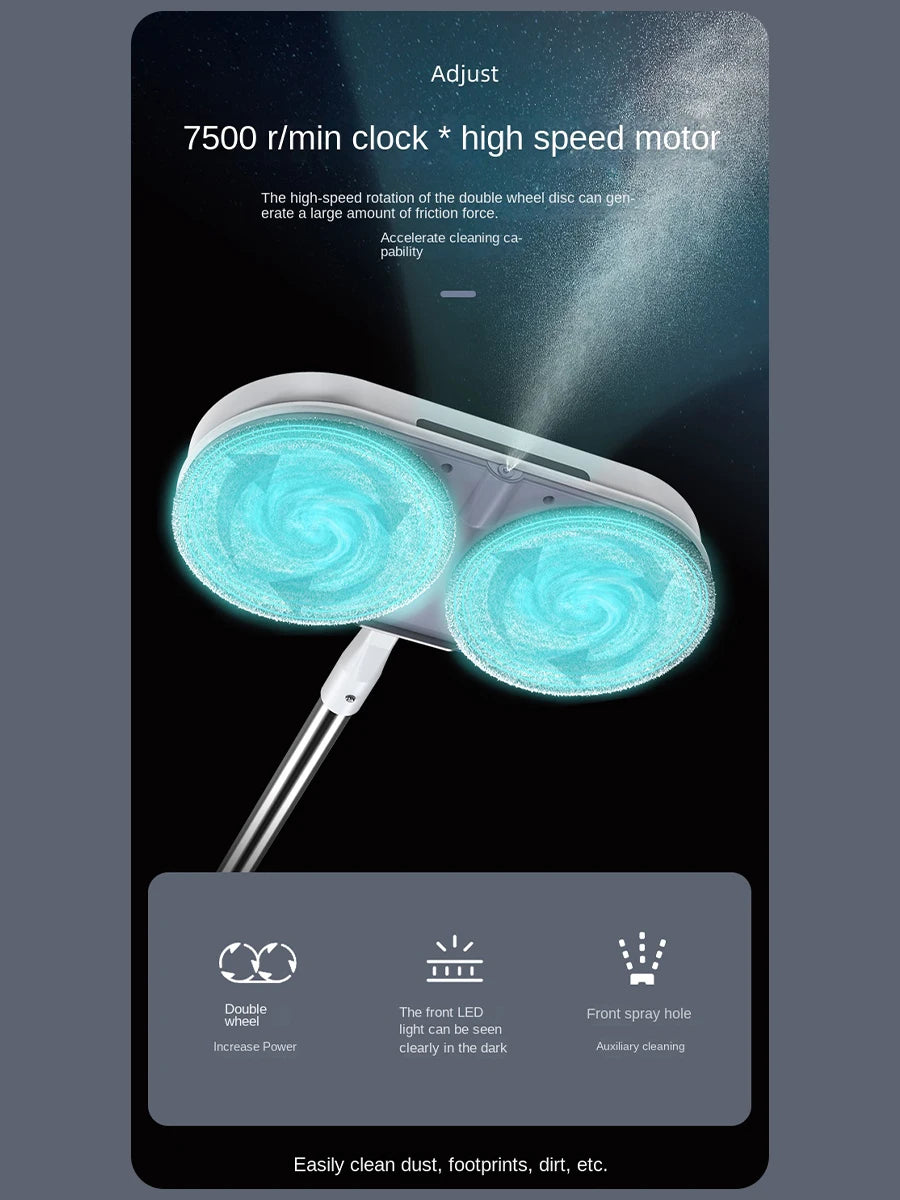 1 elektrischer Mopp-Staubsauger, einfach zu bedienen, geeignet für Zuhause, Schlafsaal, Büro und andere Verwendung